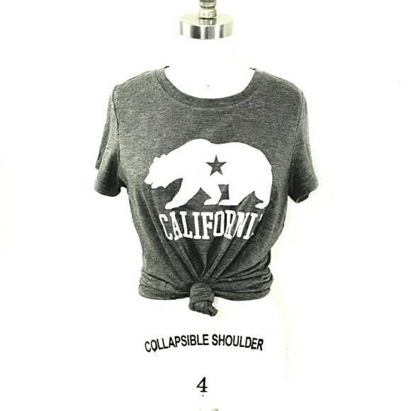 Tops - 3/$30 // Gray California Bear Travel Goals Tee